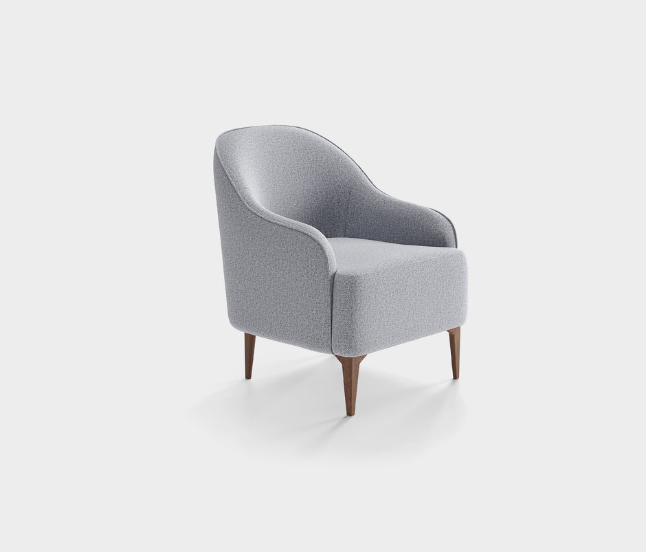 Paloma Fauteuil Linnen Look Zilver (13070447)