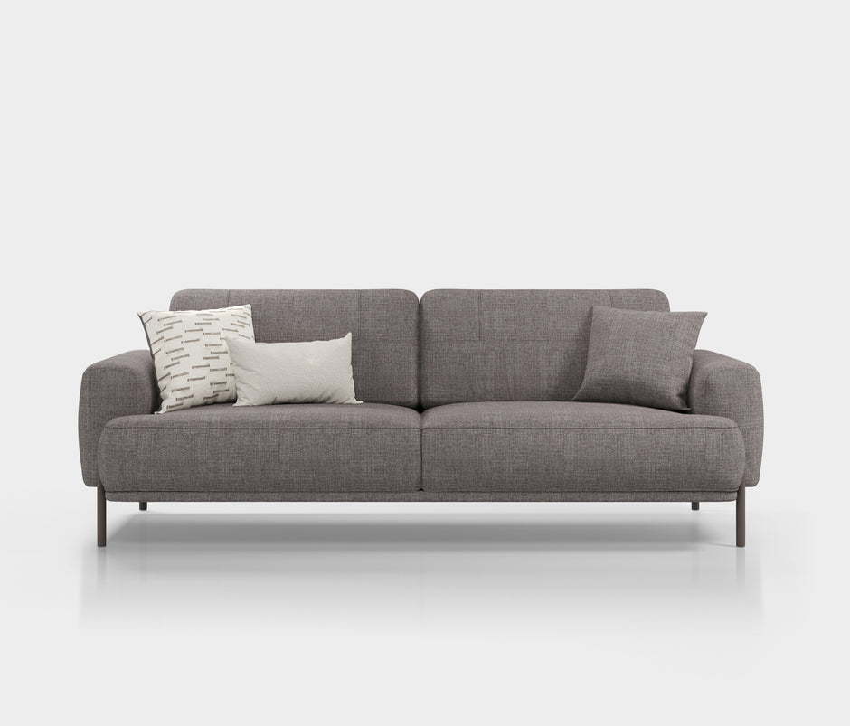 Varena 3-zitsbank met Slaapfunctie Linnen Look Taupe
