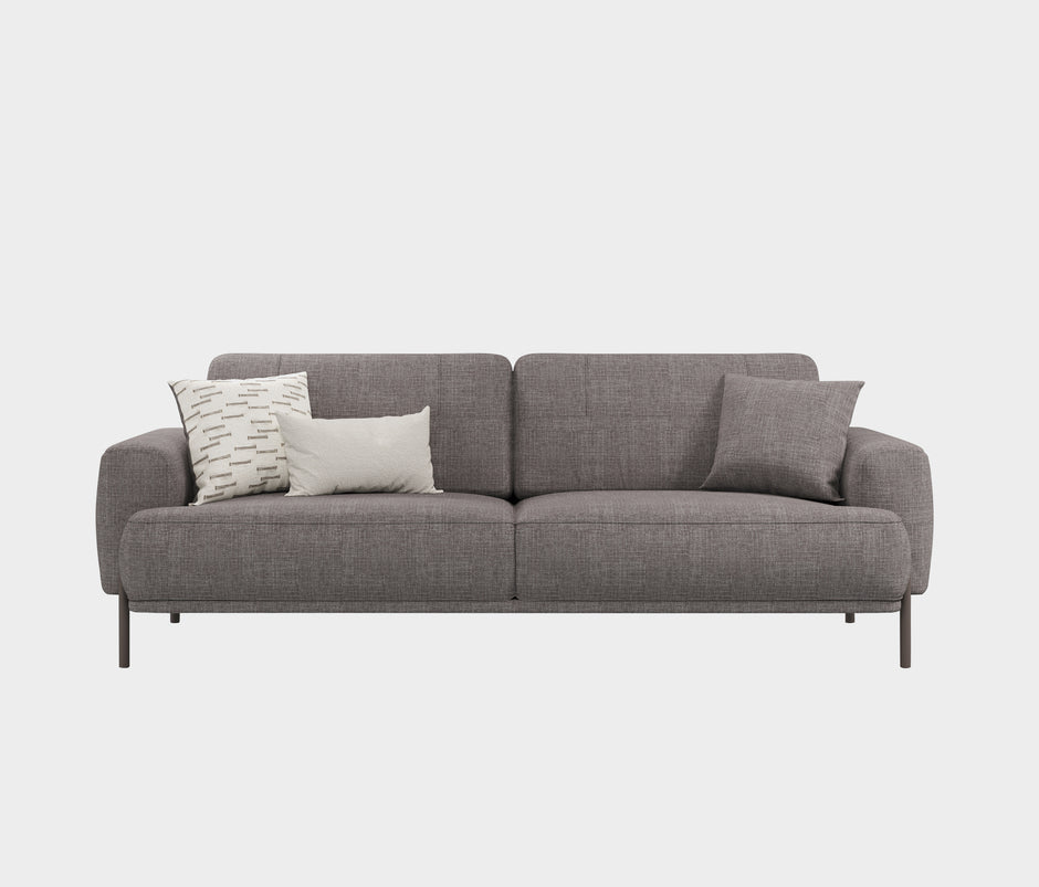 Varena 3-zitsbank met Slaapfunctie Linnen Look Taupe
