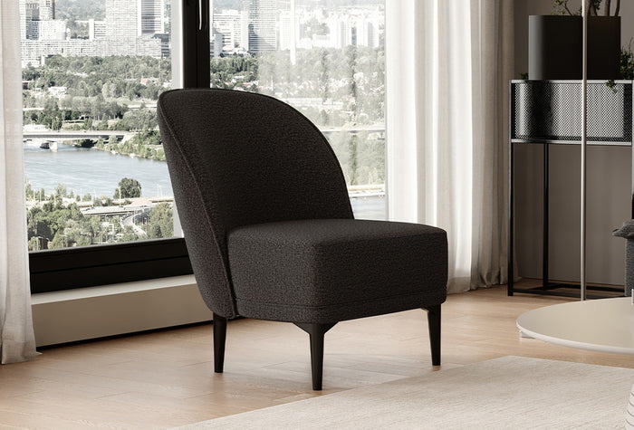 Passa Fauteuil Linnen geweven 55704 Antraciet