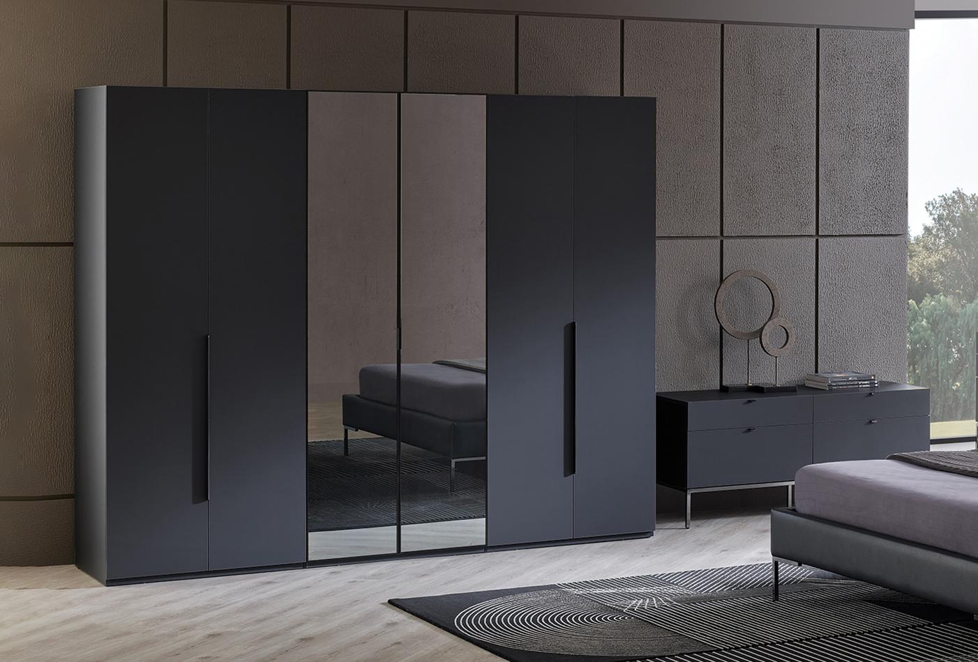 Legato Kledingkast 6-deurs 272x222 cm