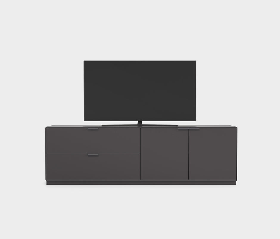 Modena TV-meubel met Sokkel 100% MDF Bruin 184x56x49 cm