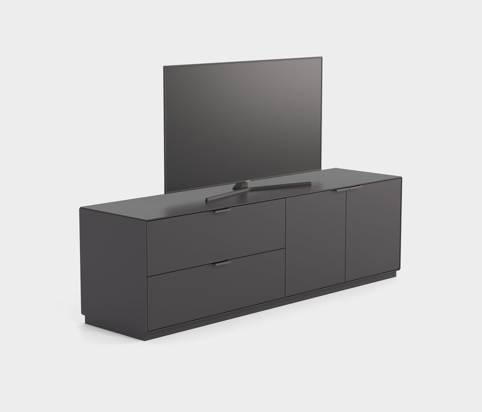 Modena TV-meubel met Sokkel 100% MDF Bruin 184x56x49 cm