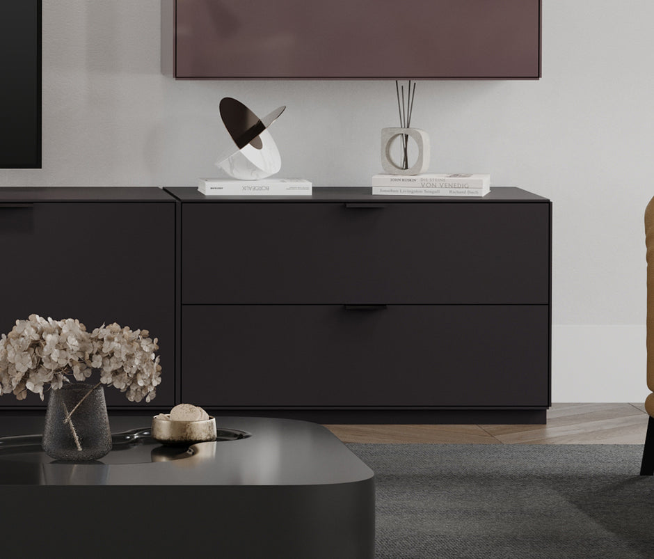 Modena TV-meubel met Sokkel 100% MDF Bruin 92x56x49 cm (13234828)