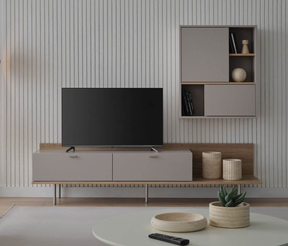 Cante TV-meubel Bovenmodule met Planken