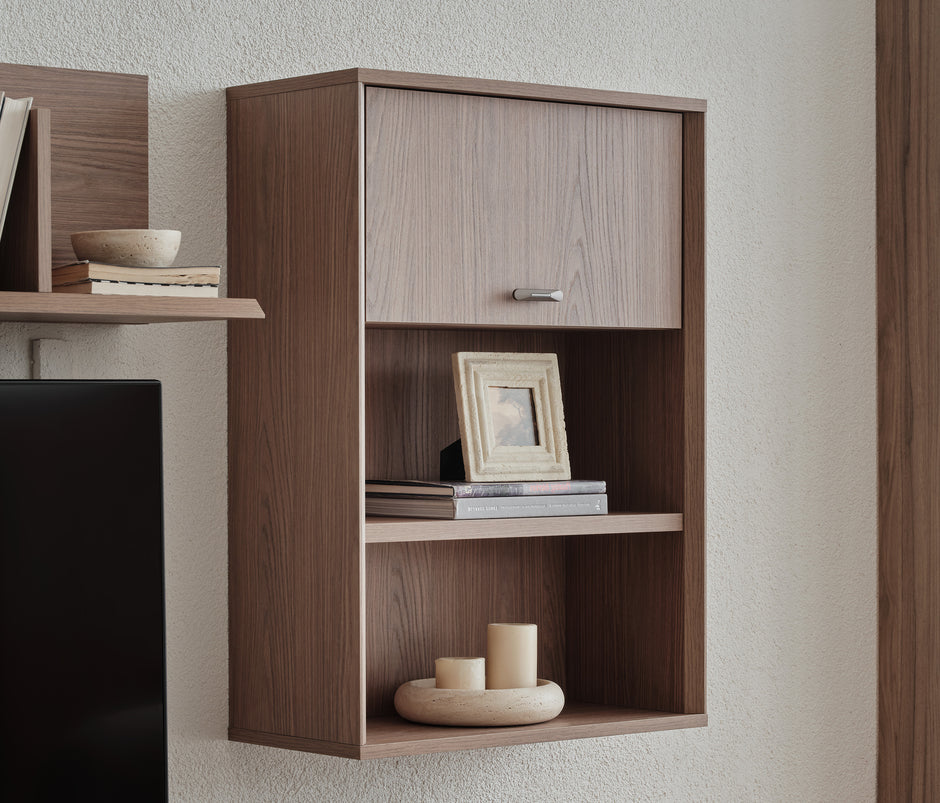 Paloma TV-meubel Bovenmodule met Deuren en Planken