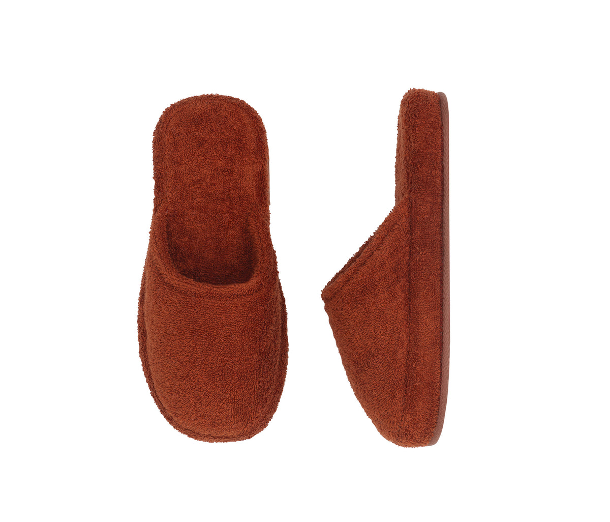 Essentials Badslippers Terracotta - foto 2