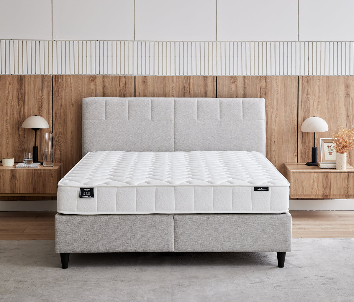 Supreme Star Matras, Boxspring en Hoofdbord 3-delige Set - foto 22