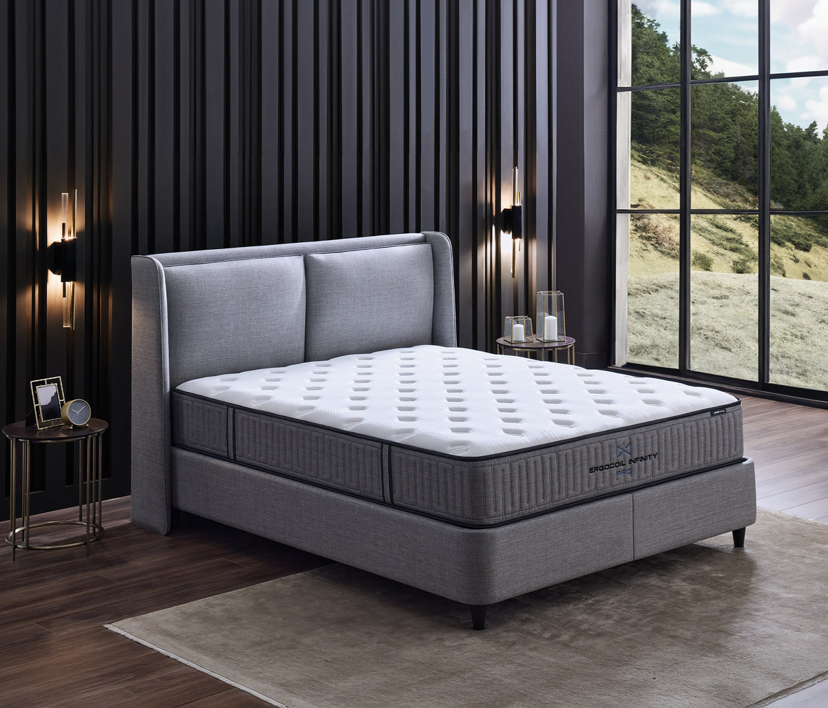 Ergocoil Infinity Pro Matras, Boxspring en Hoofdbord 3-delige Set - foto 13