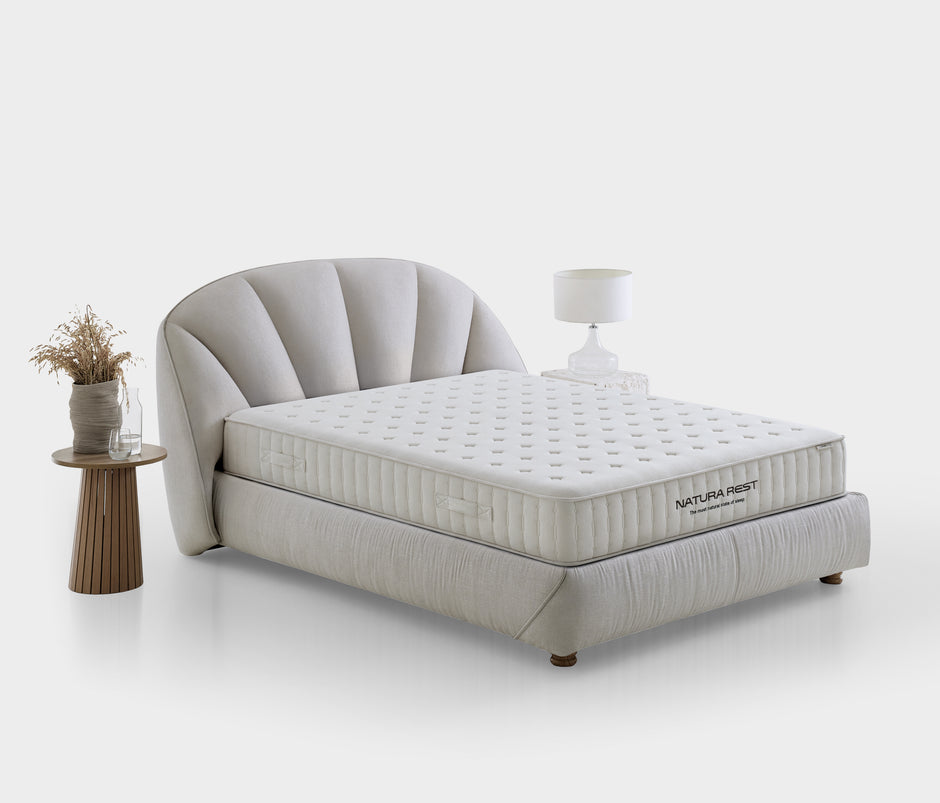 Natura Rest Matras, Boxspring en Hoofdbord 3-delige Set