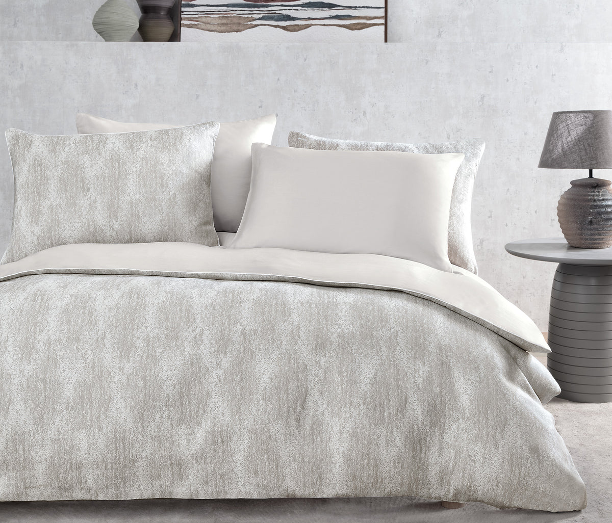 Summer CharMe Shiva Satijnen Dekbedovertrekset Taupe