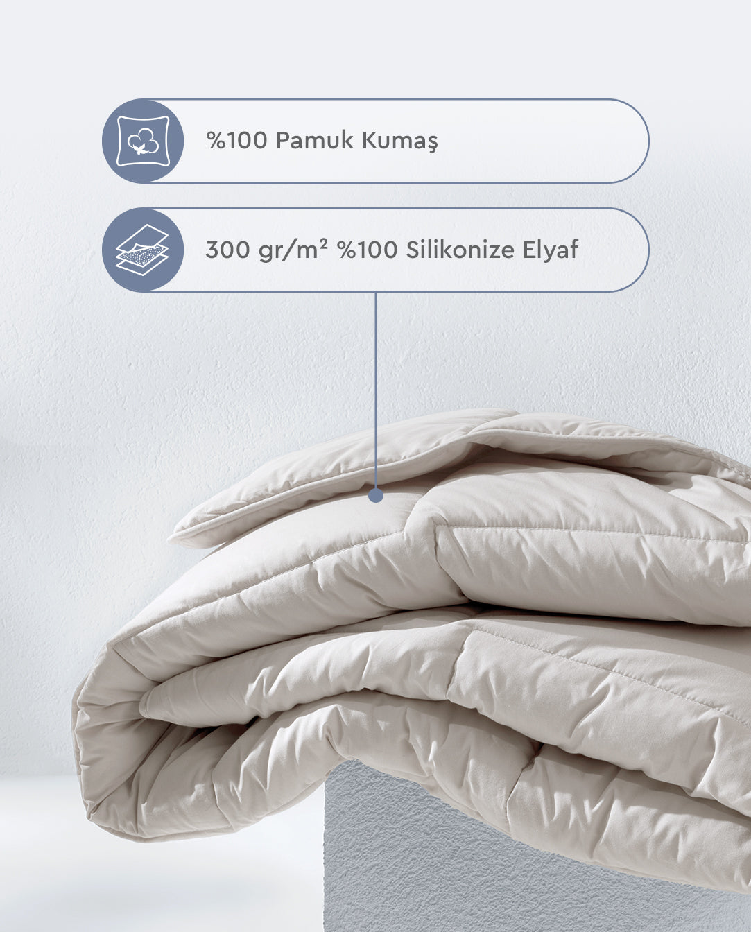 Noah Dekbed Beige - foto 4