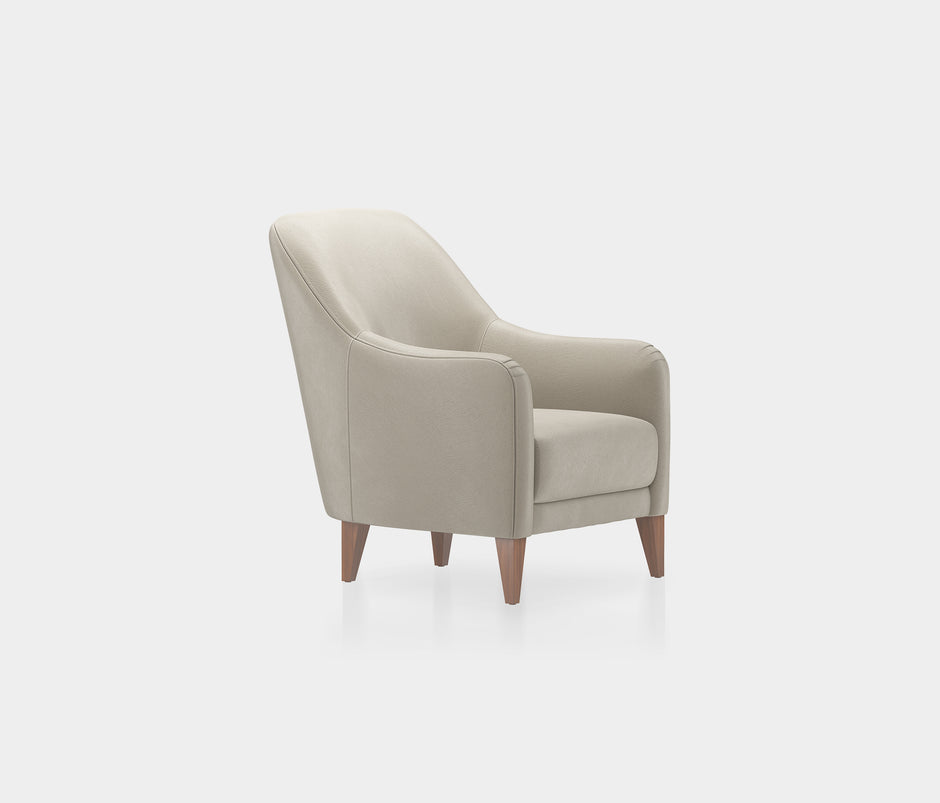 Fiore Fauteuil Mohair Look Taupe
