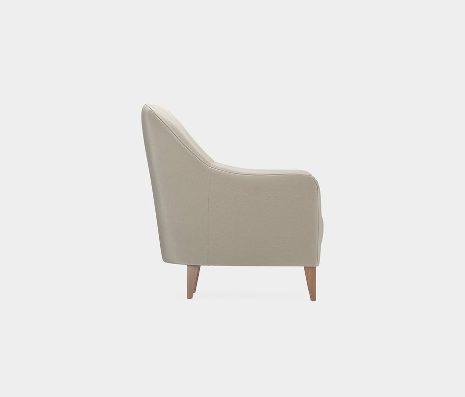 Fiore Fauteuil Mohair Look Taupe