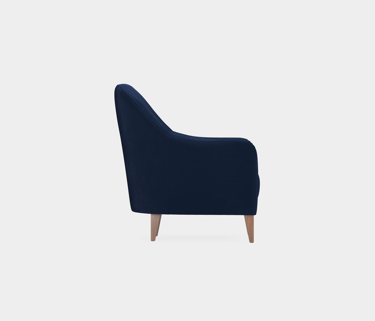 Fiore Fauteuil Mohair Look Marineblauw - foto 2