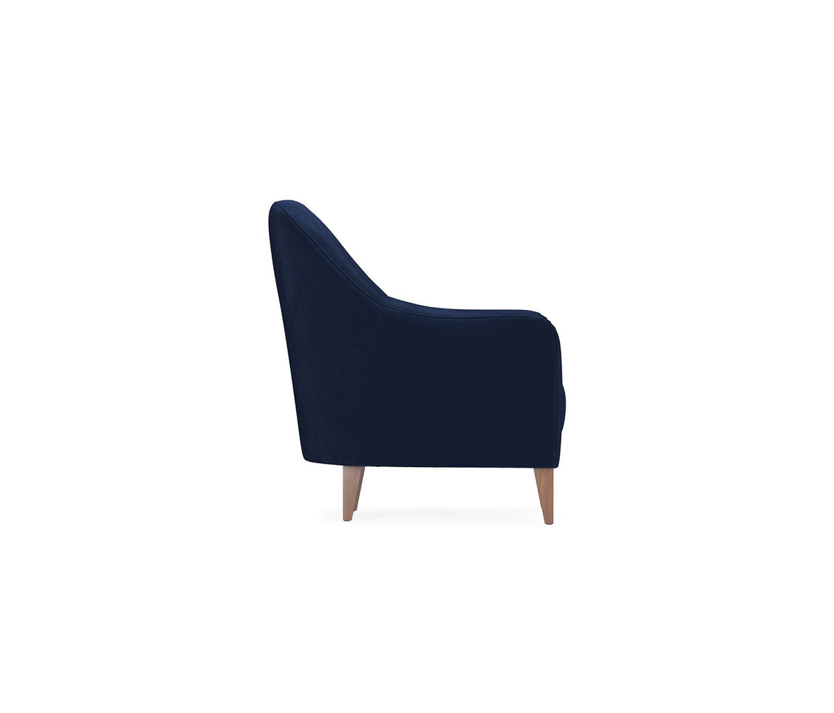 Fiore Fauteuil Mohair Look Marineblauw - foto 4