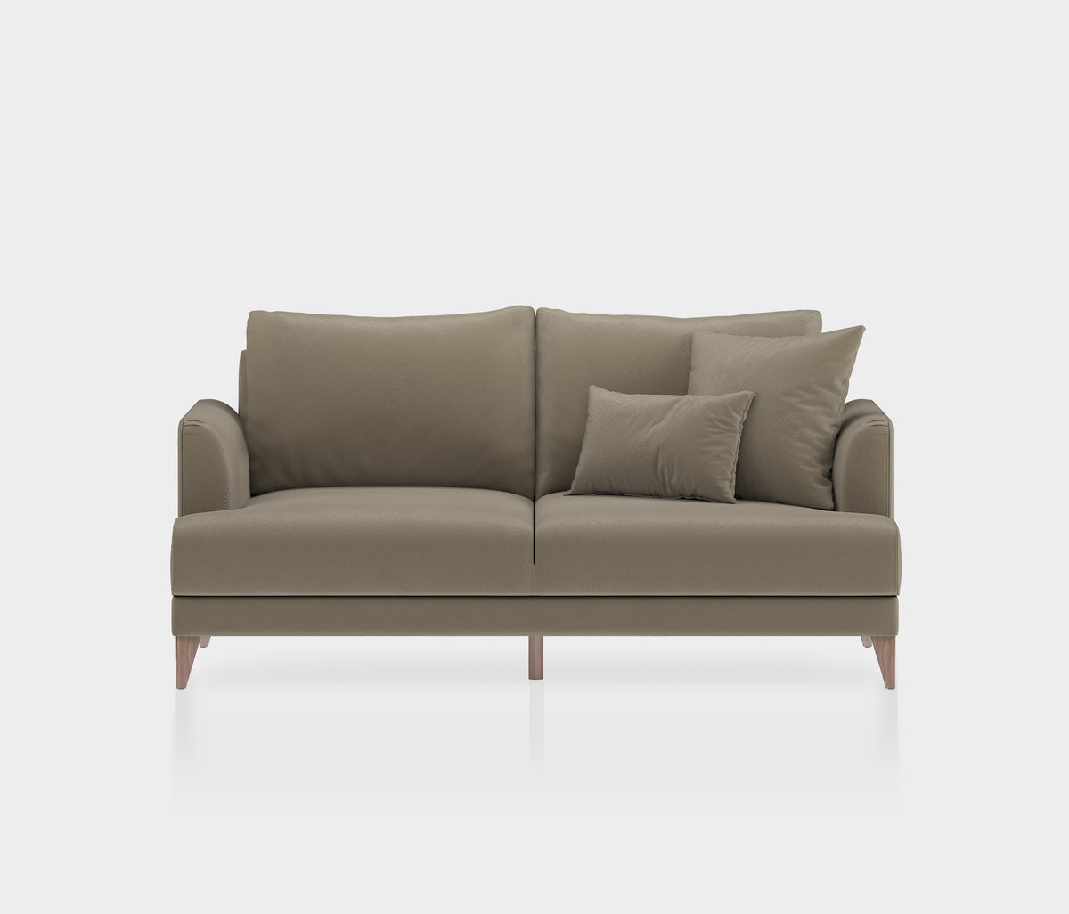 Fiore 2-zitsbank met Slaapfunctie Mohair Look Cappuccino