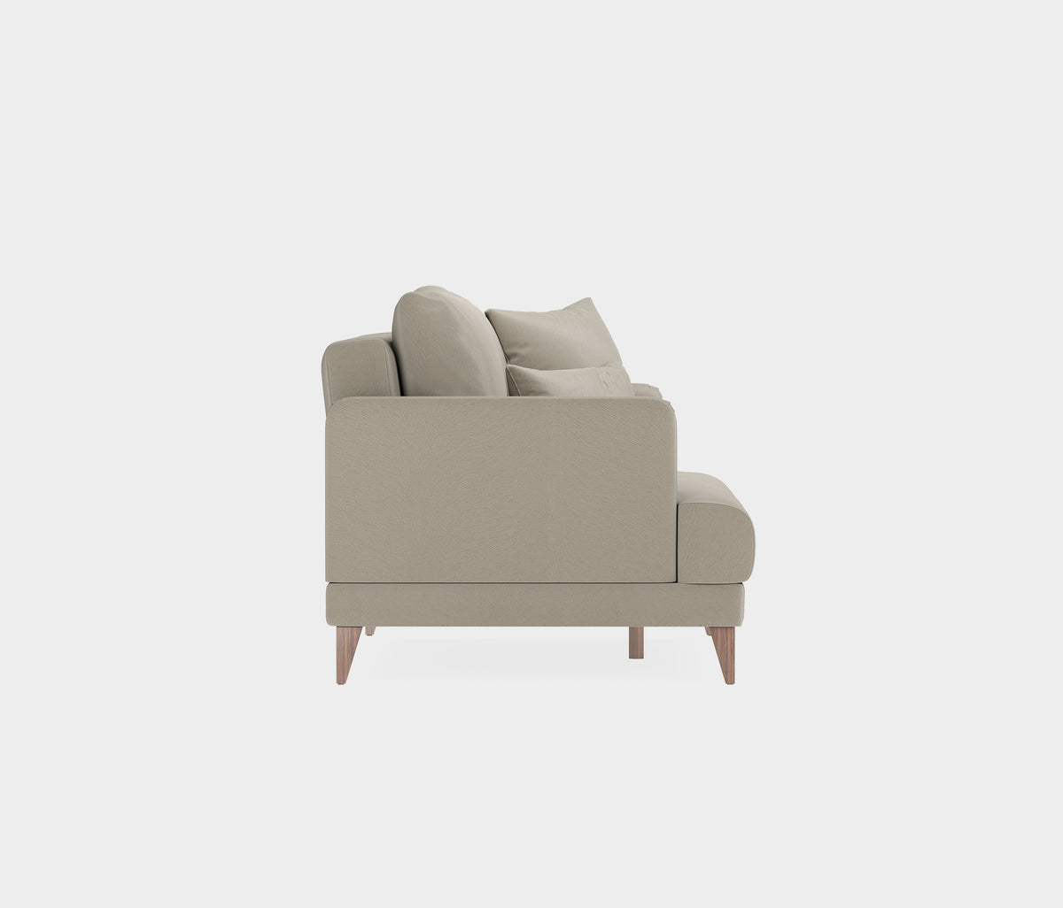Fiore 2-zitsbank met Slaapfunctie Mohair Look Taupe - foto 2