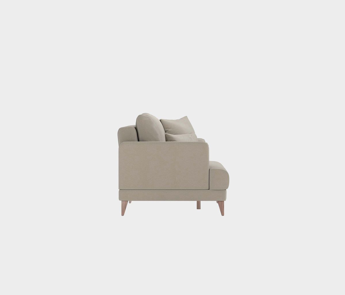 Fiore 2-zitsbank met Slaapfunctie Mohair Look Taupe - foto 5