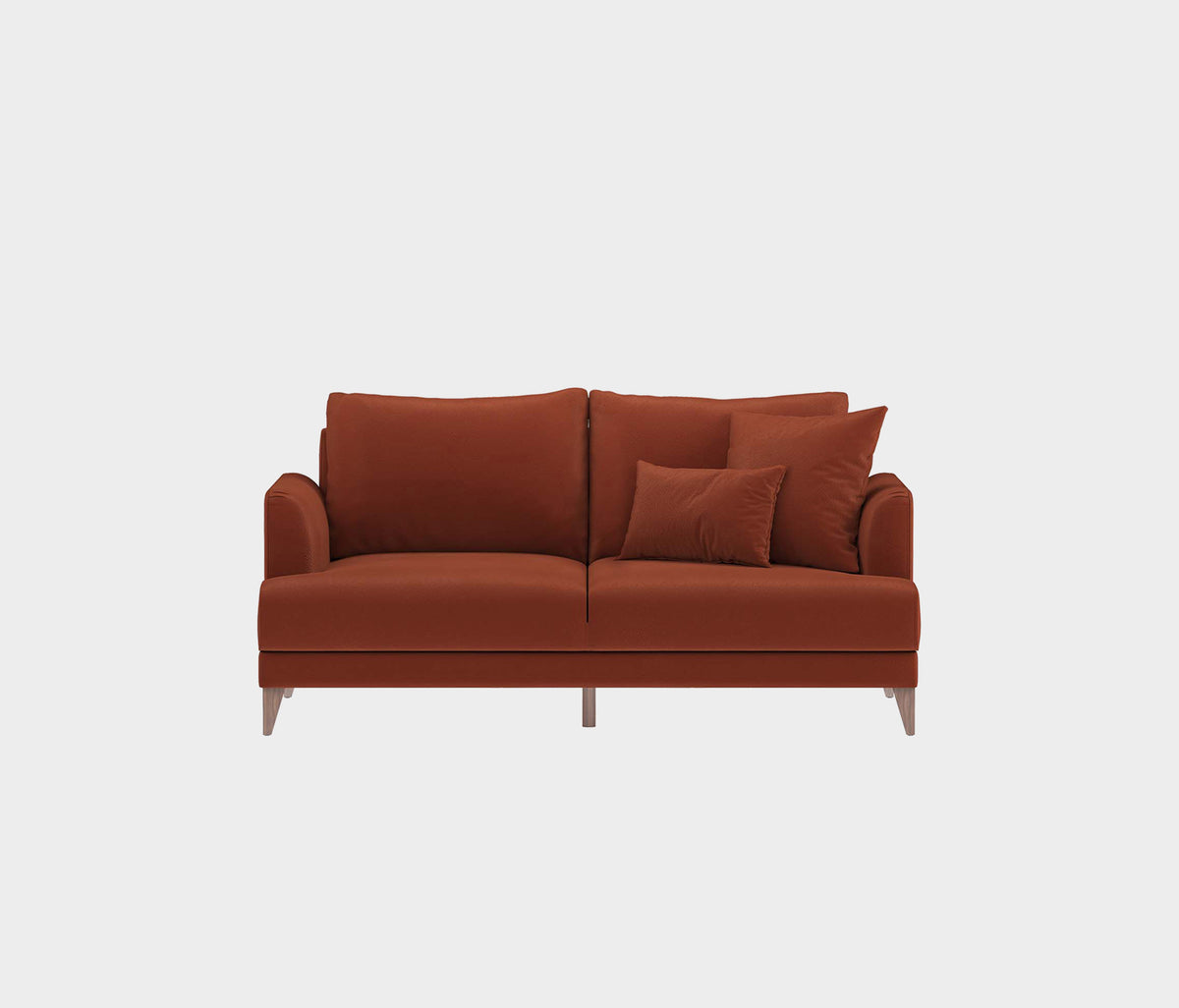 Fiore 2-zitsbank met Slaapfunctie Mohair Look Oranje - foto 4