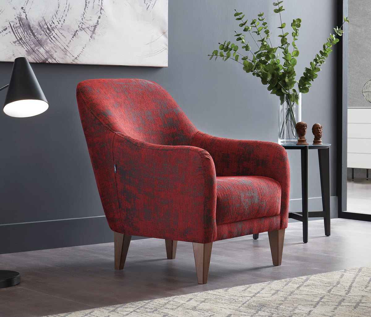 Fiore Fauteuil Fluweel Marineblauw - foto 3