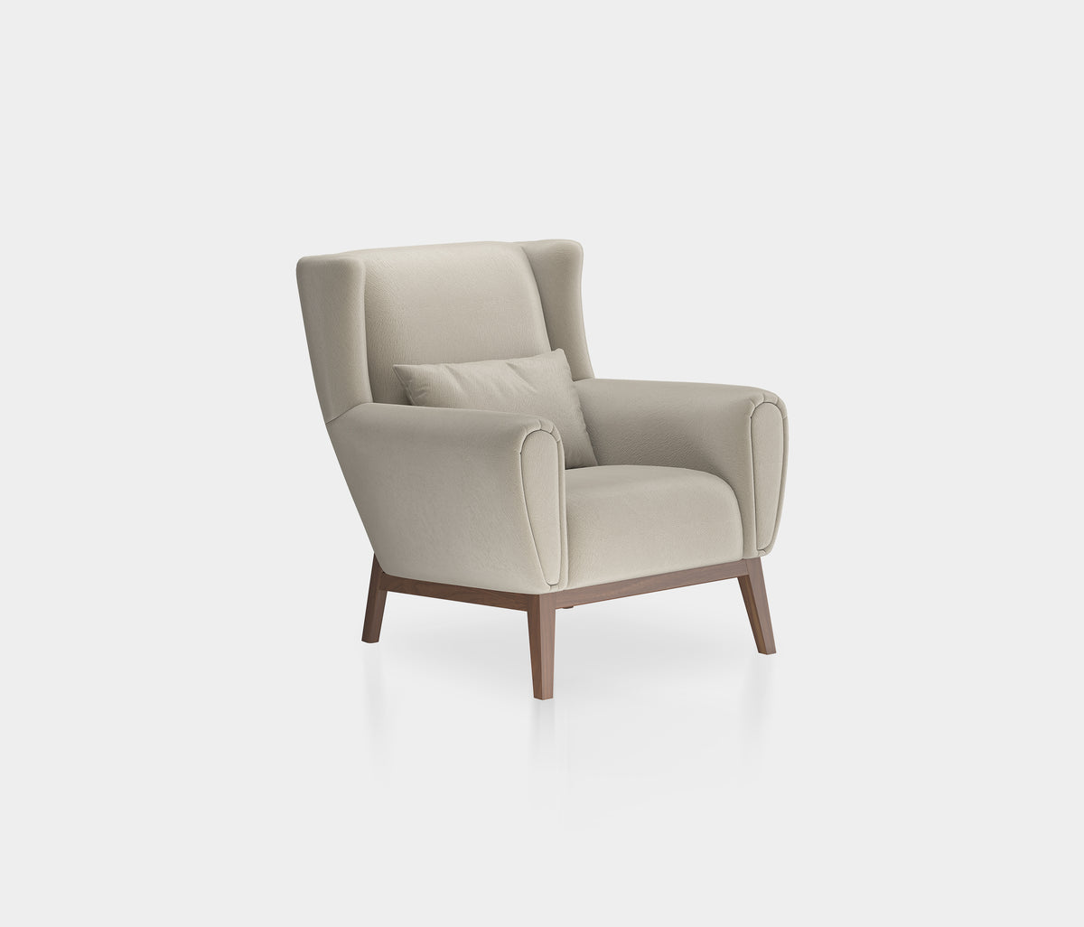 Netha Fauteuil Mohair Look Taupe