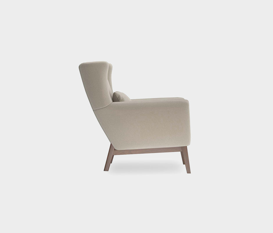 Netha Fauteuil Mohair Look Taupe