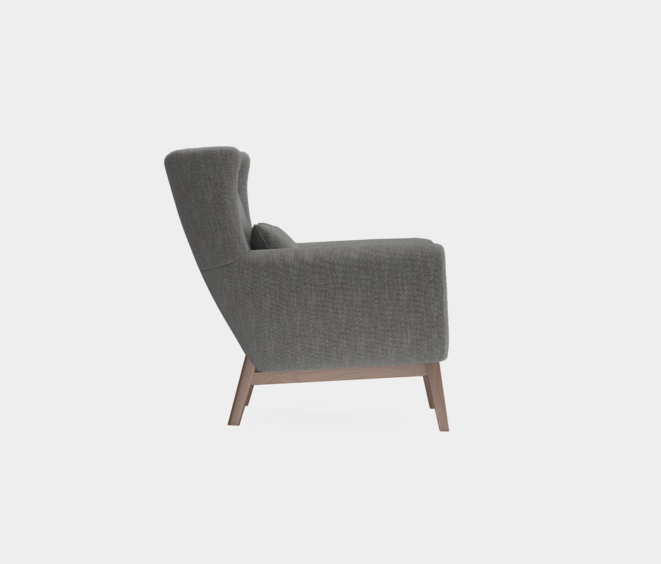 Netha Fauteuil Linnen Look Grijs (1354393)