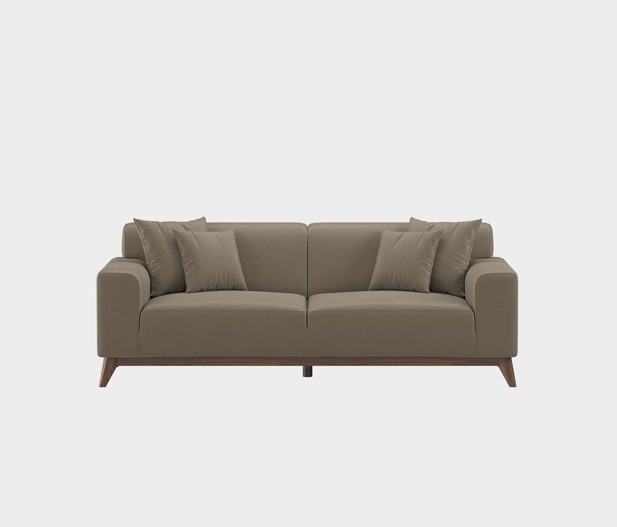 Netha 2-zitsbank Mohair Look Cappuccino - foto 4