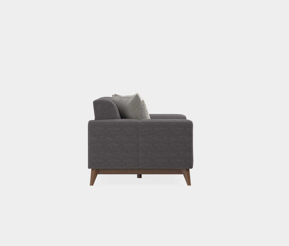 Netha 2-zitsbank Linnen Look Taupe