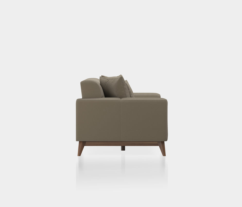Netha 3-zitsbank met Slaapfunctie Mohair Look Cappuccino