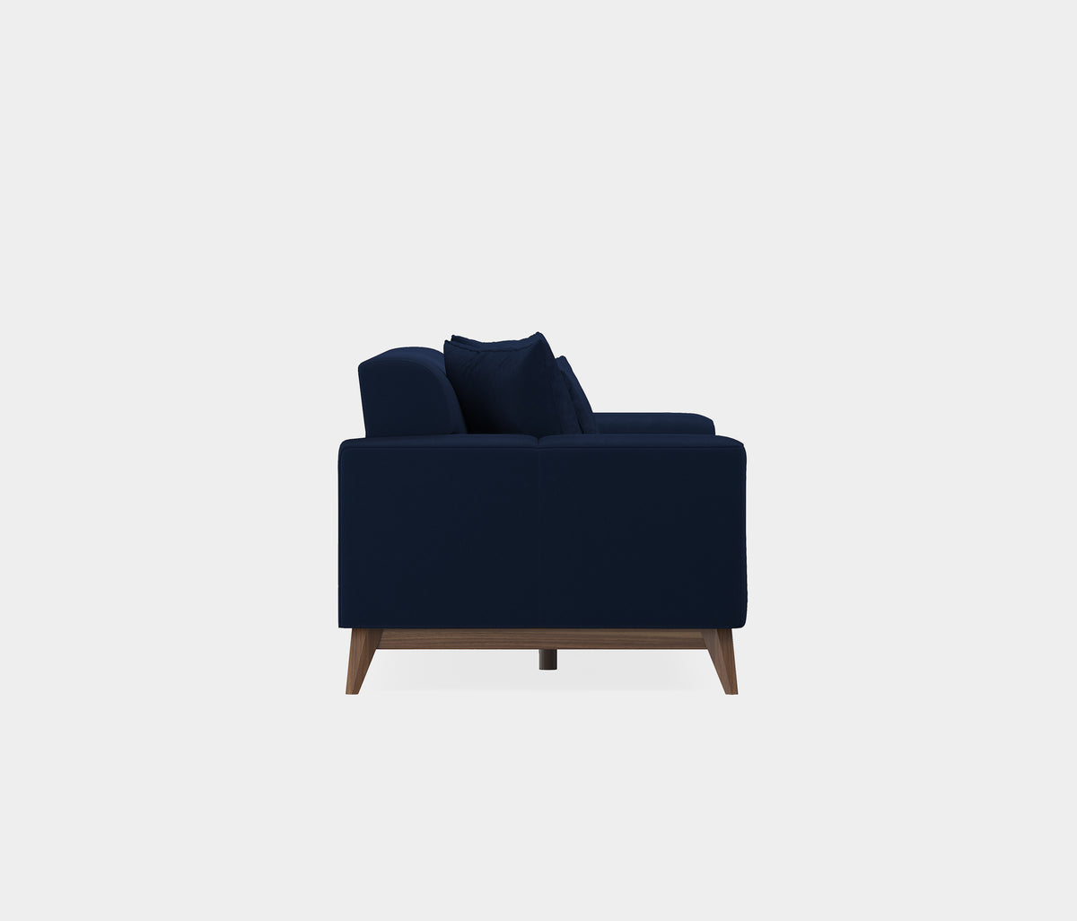 Netha 3-zitsbank met Slaapfunctie Mohair Look Marineblauw - foto 2