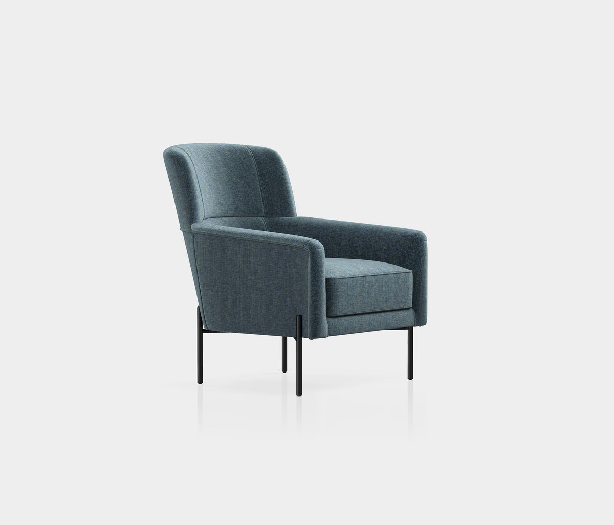 Dante Fauteuil Linnen Look Blauw