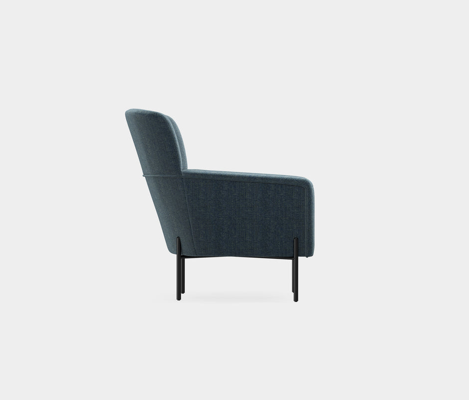 Dante Fauteuil Linnen Look Blauw