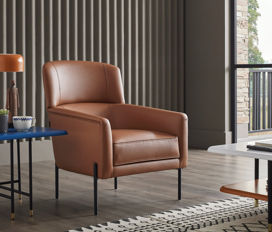 Dante Fauteuil Kunstleer Grijs