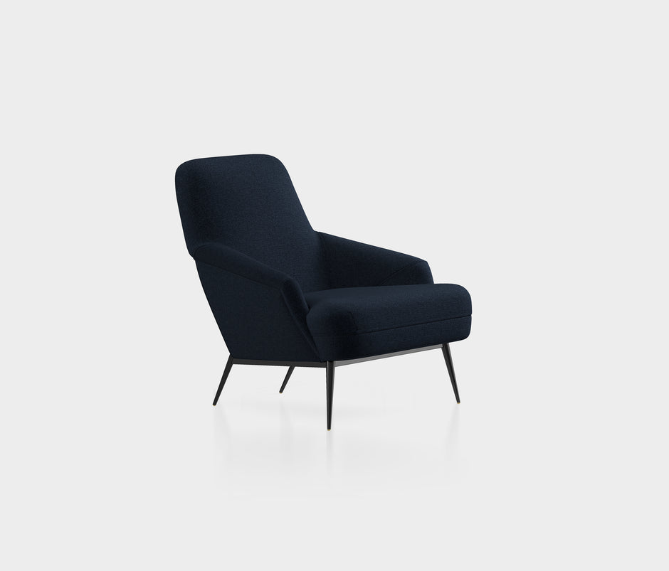 Valdera Fauteuil Chenille Zwart