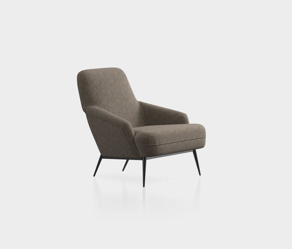 Valdera Fauteuil Chenille Taupe