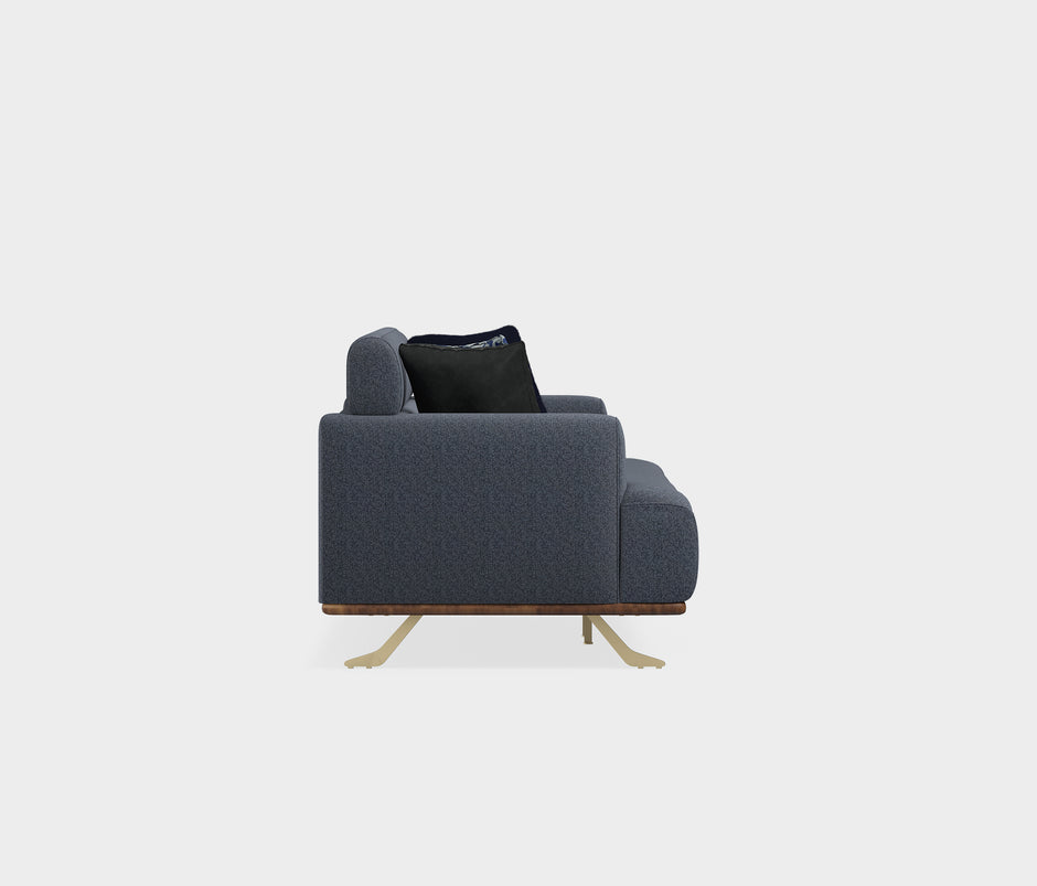 Valdera 3-zitsbank Chenille Grijs (1357874)