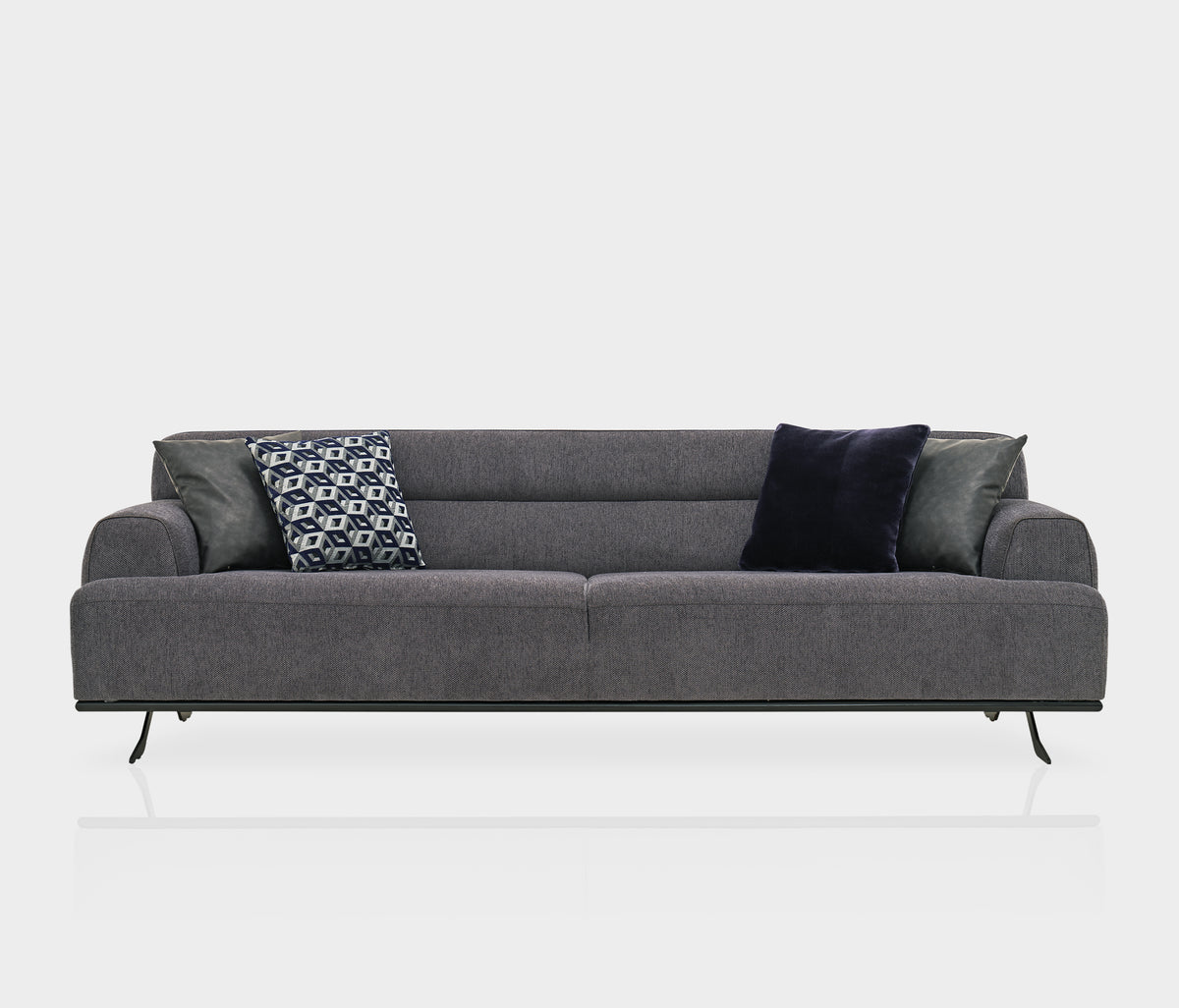 Valdera 3-zitsbank Chenille Grijs (1357875)