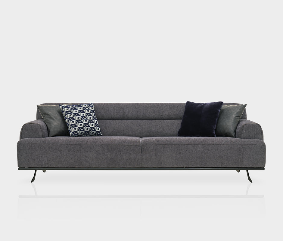 Valdera 3-zitsbank Chenille Grijs (1357875)