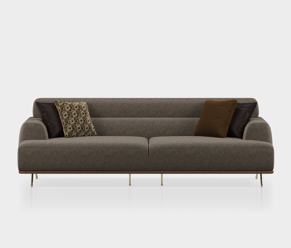 Valdera 3-zitsbank Chenille Taupe (1357876)