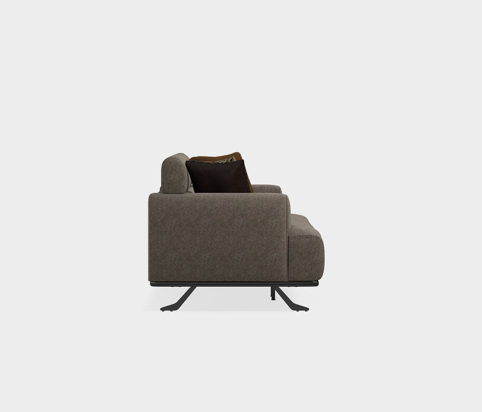 Valdera 3-zitsbank Chenille Taupe (1357877)