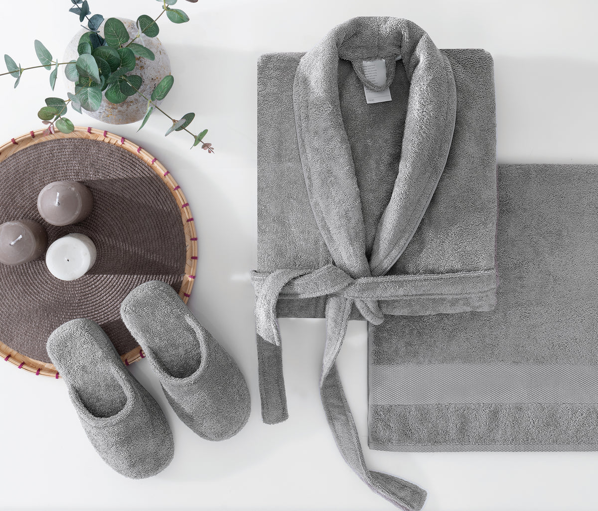 Essentials Badset Grijs