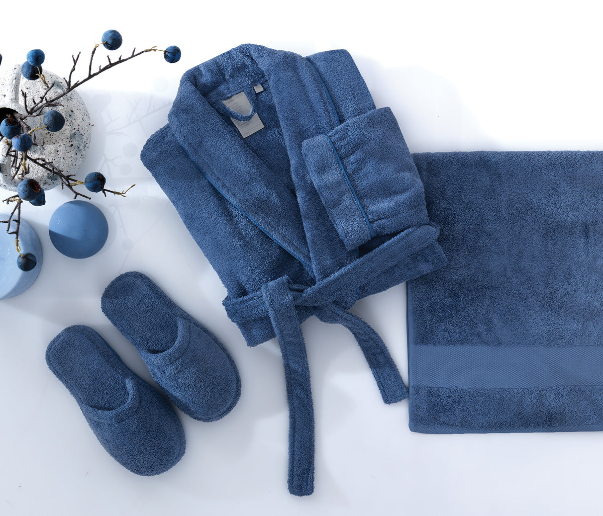 Essentials Badset Marineblauw - foto 2
