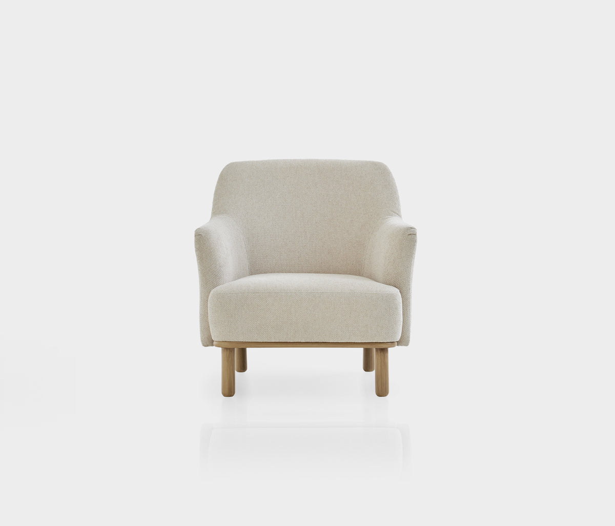 Perge Fauteuil Chenille Creme