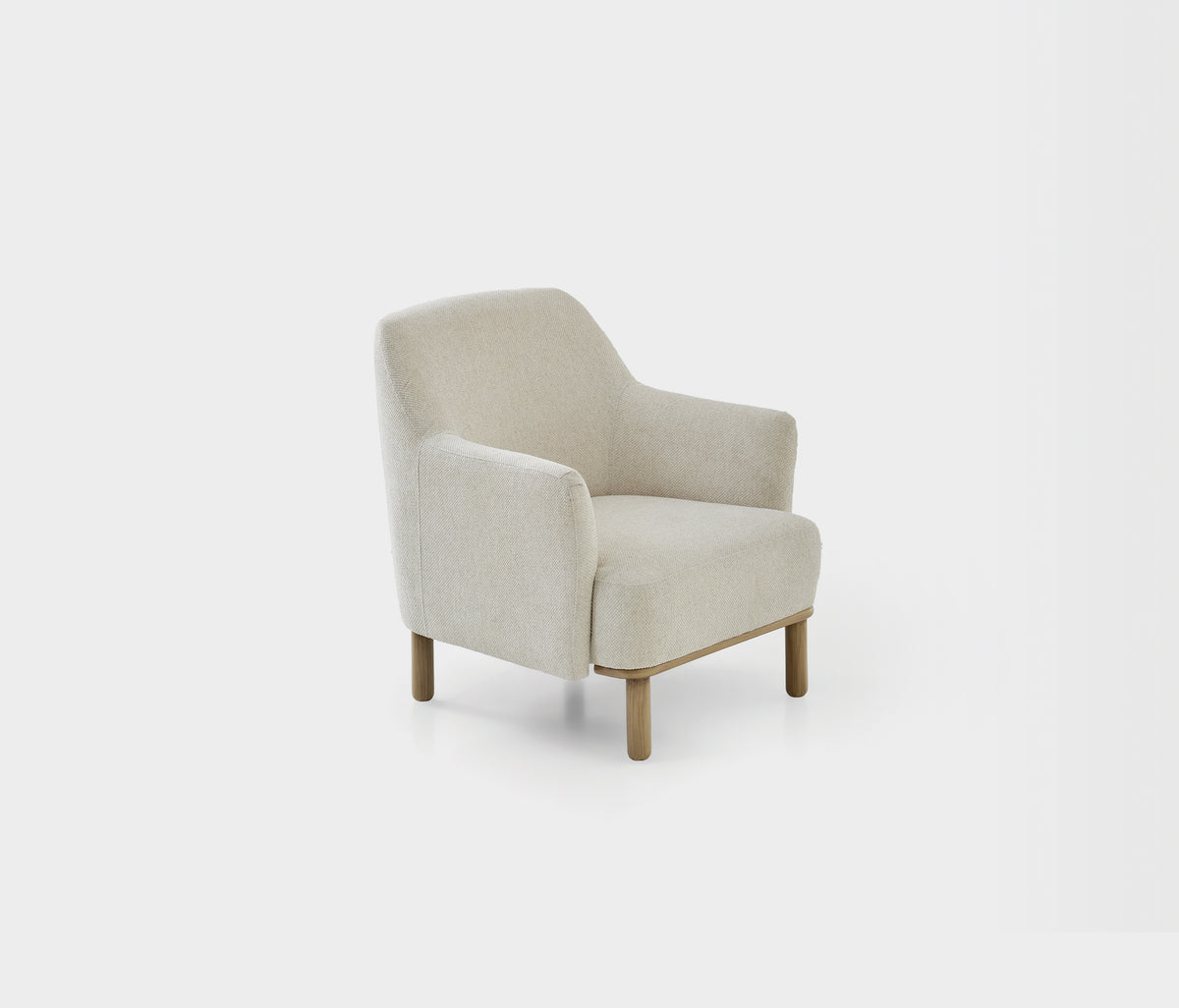 Perge Fauteuil Chenille Creme - foto 7