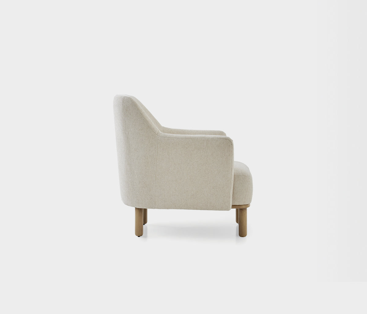 Perge Fauteuil Chenille Creme - foto 8
