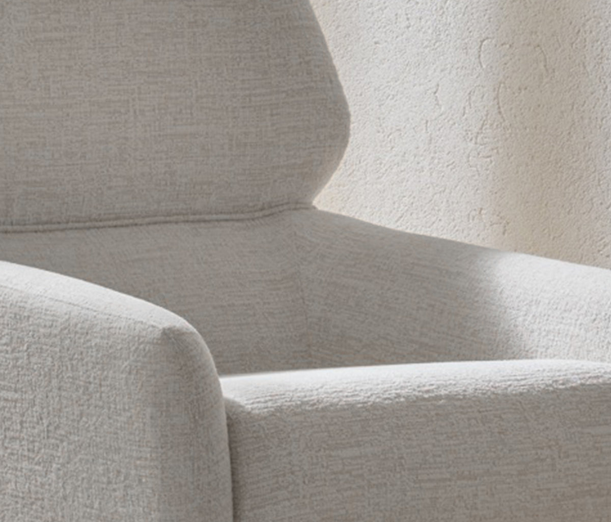 Hera Fauteuil Bouclé Wit - foto 3