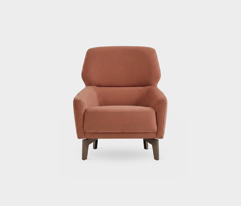 Hera Huisdiervriendelijke Fauteuil Fluweel Donkerzalm (13874936)