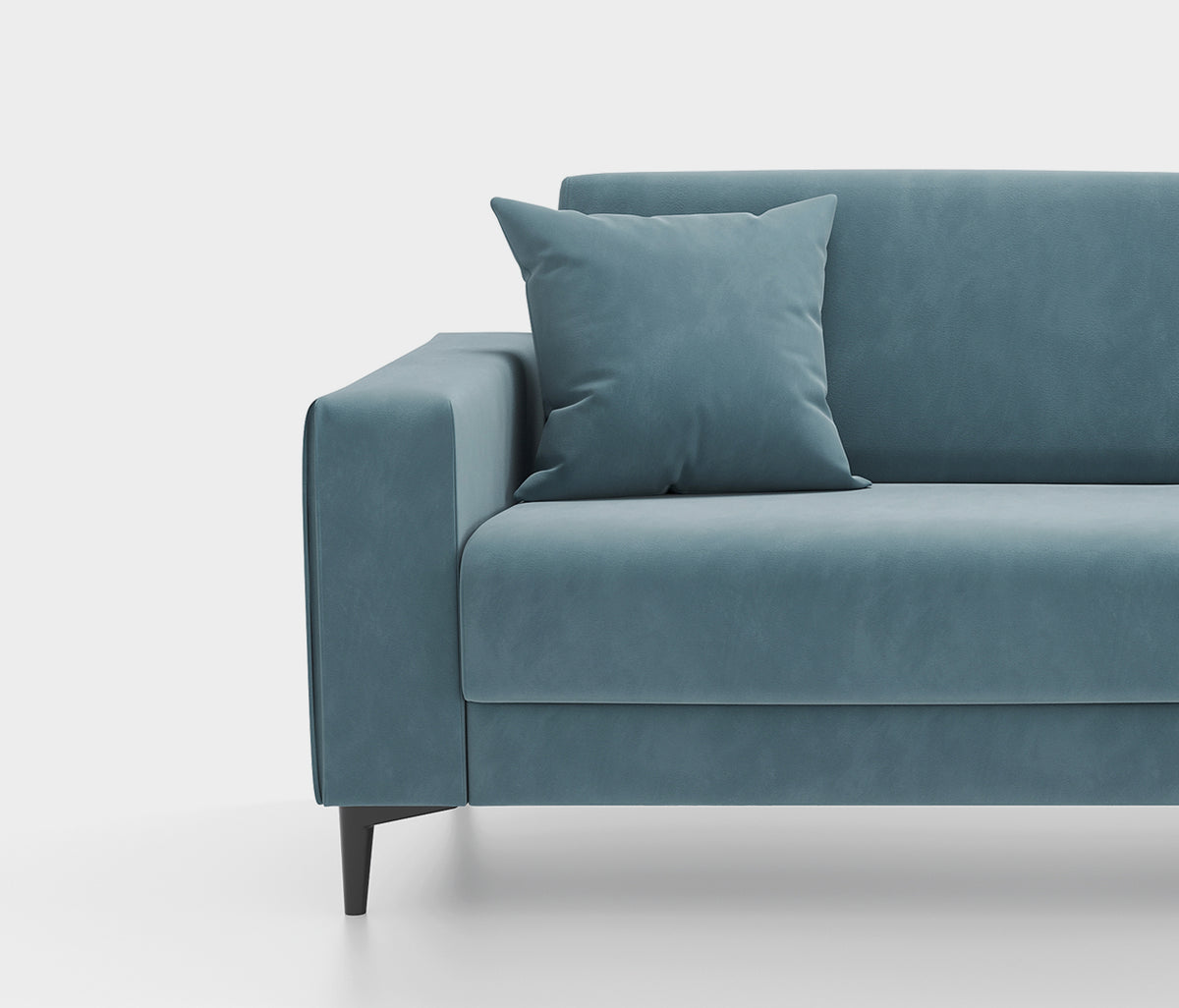 Briza Plus 3-zitsbank met Slaapfunctie Fluweel Blauw - foto 2